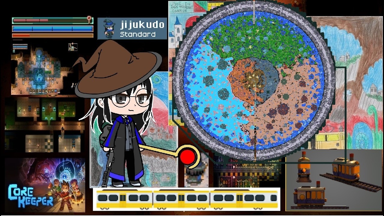 CORE KEEPER 🧙 jijukudo92 bâton occulte 💙