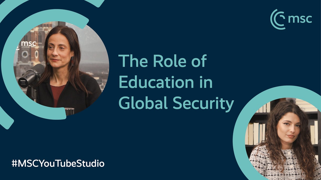 Nathalie Tocci on Rethinking Education, Critical Thinking & Youth | MSC YouTube Studio 2026