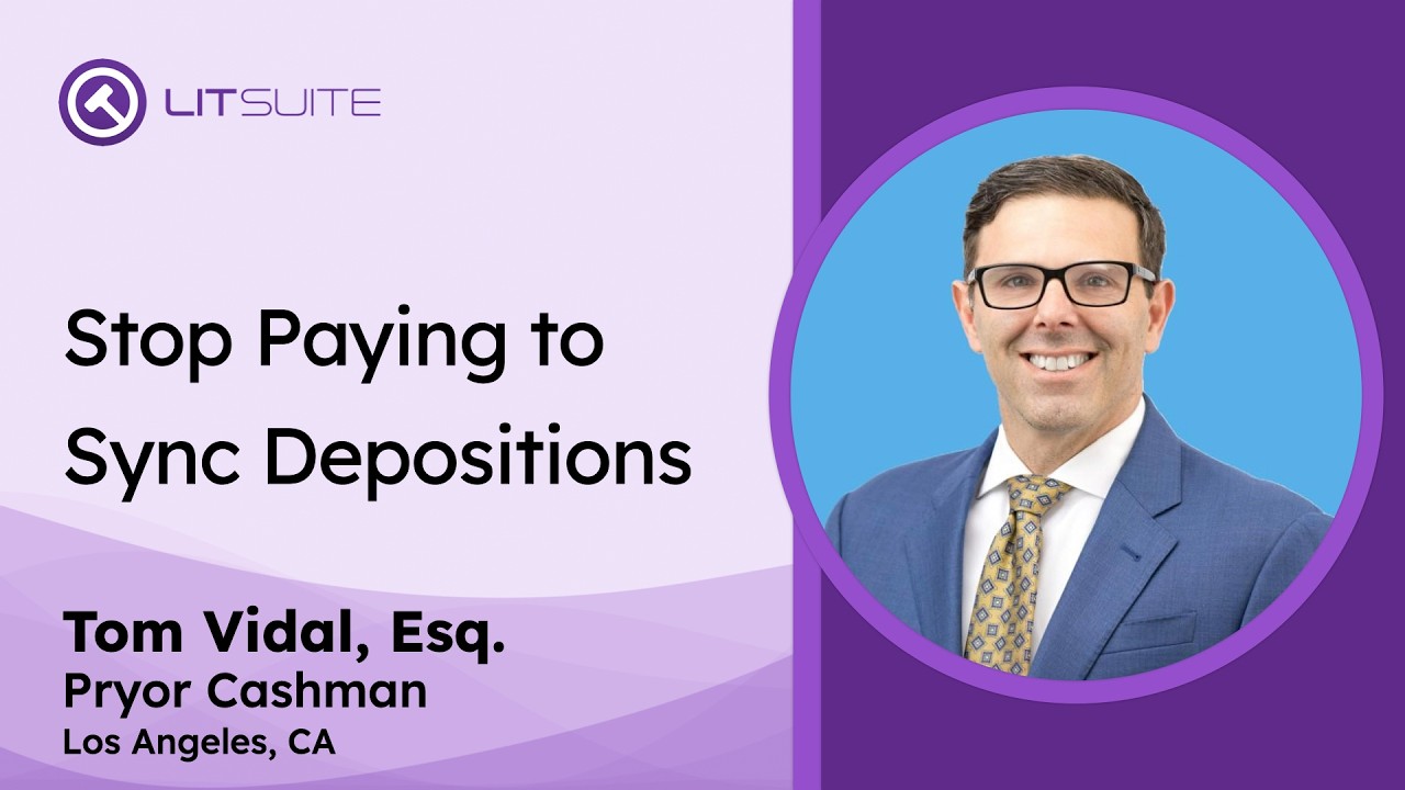 Stop Paying to Sync Depositions