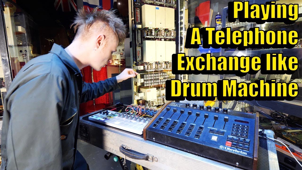 I Hacked A Vintage Telephone Exchange To Be Musical Like Drums