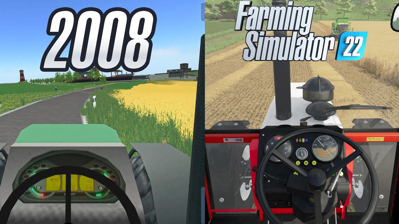 FS 2008 vs. FARMING SIMULATOR 22