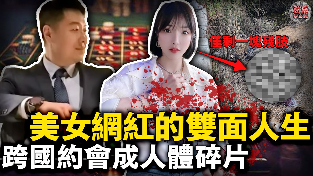 美女網紅遠赴泰國約會竟成人體碎片❗️涉案人員身份成迷案情數次反轉，真全員惡人！【迷霧調查組】中國案件 泰國案件 案件分析