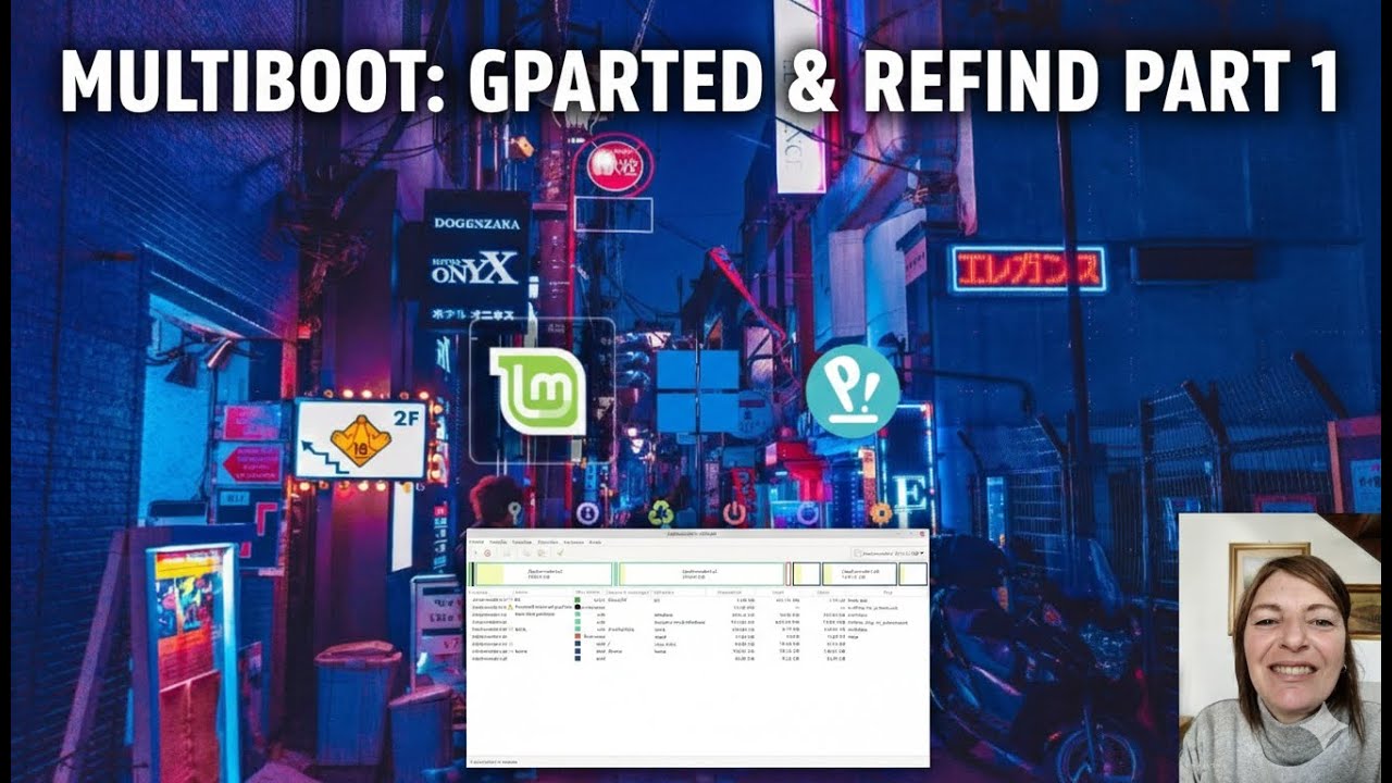 MULTIBOOT: GPARTED & REFIND PART 1