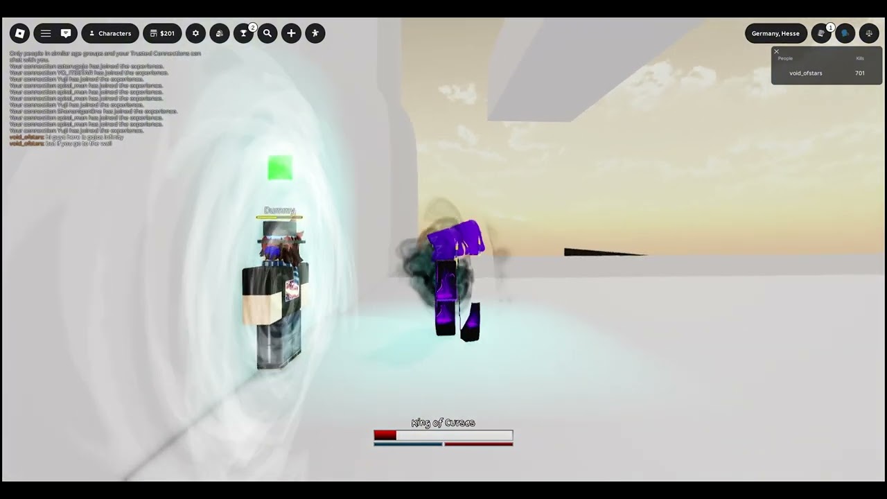 gojos infinity (jujutsu shenanigans)