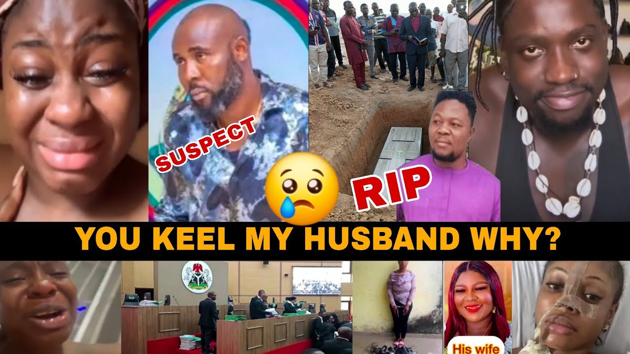 WIDOW BROKE DOWN IN TEARS TO DEMAND JUSTICE FOR HER LATE HUSBAND RICHARD EKPEBU DEATH 