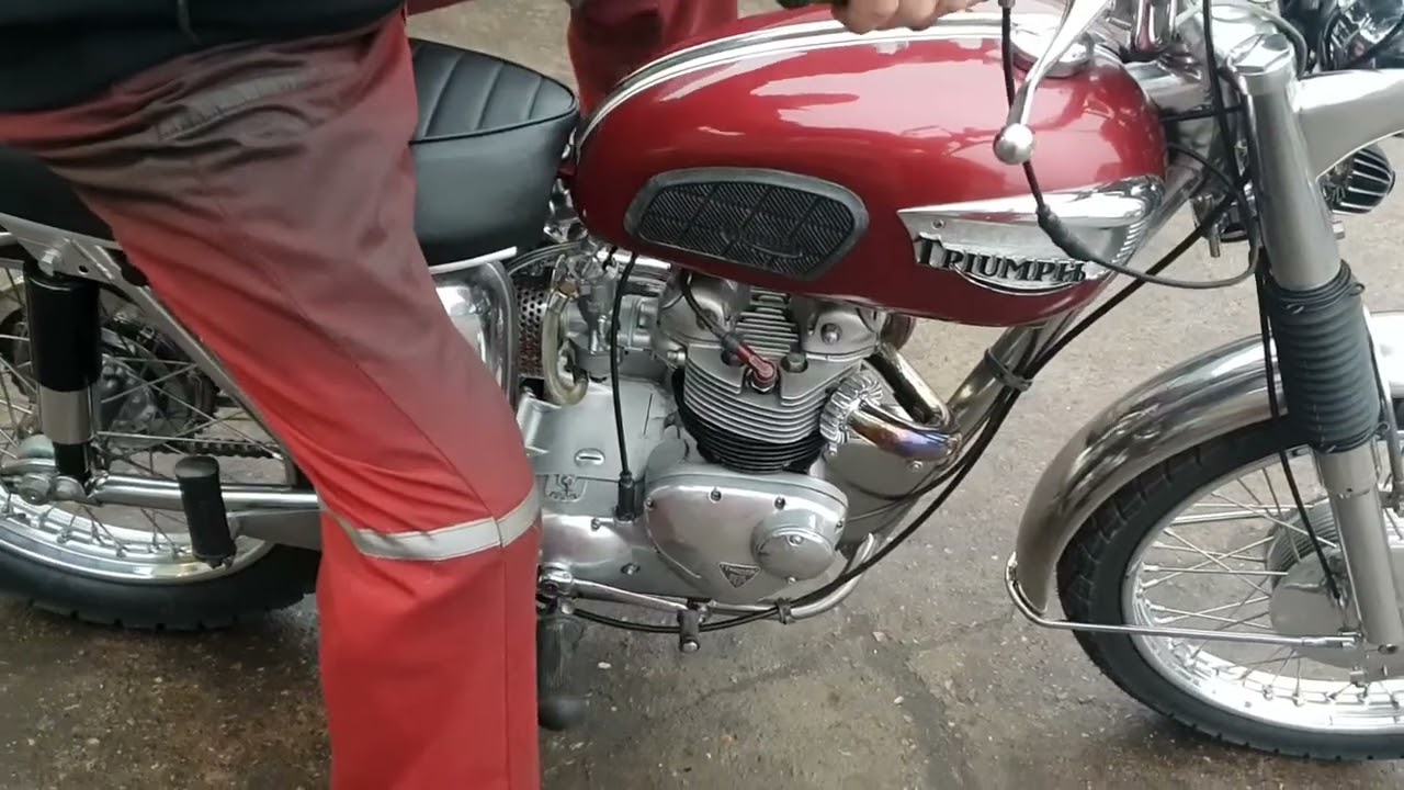 Triumph Tiger T100C 500cc 1968 года у Энди Тирнанса #09030TRI