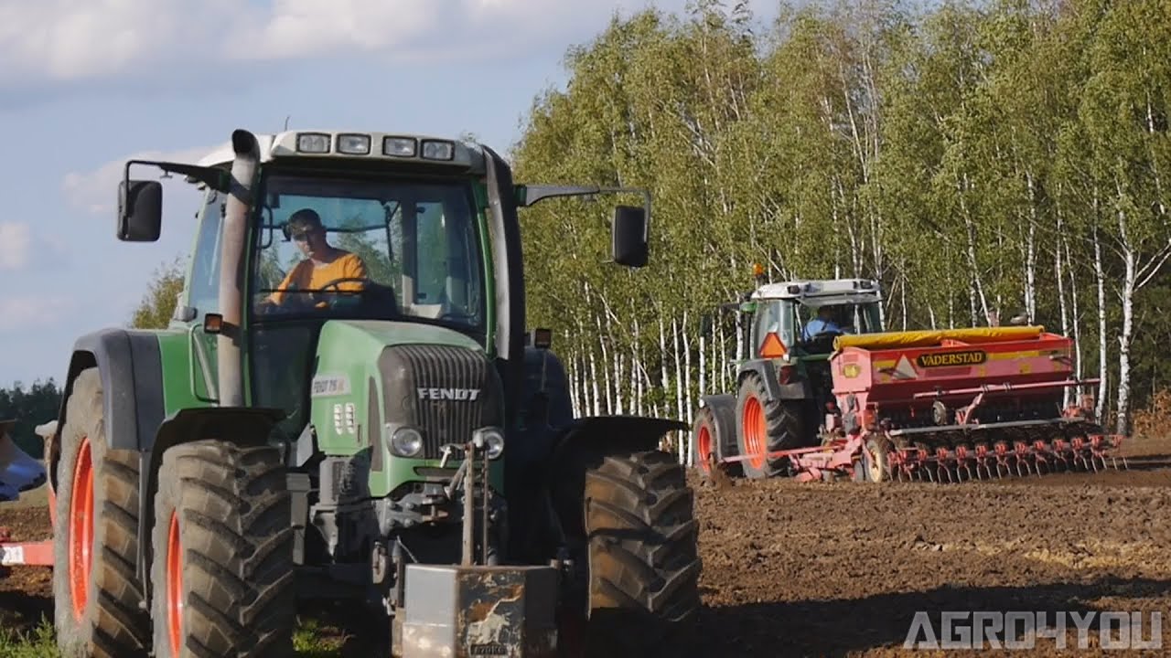 Orka & Siew Rzepaku na 2 ciągniki [GoPro4] Fendt Vario 716 & Unia Ibis,  Fendt 310 & Vaderstad
