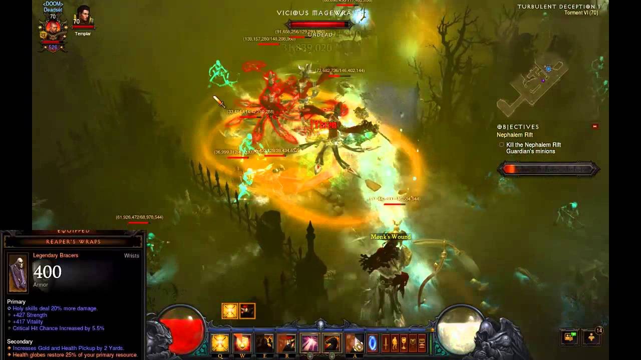 Diablo 3 Reaper of Souls - Holy Shotgun Crusader (Torment VI)