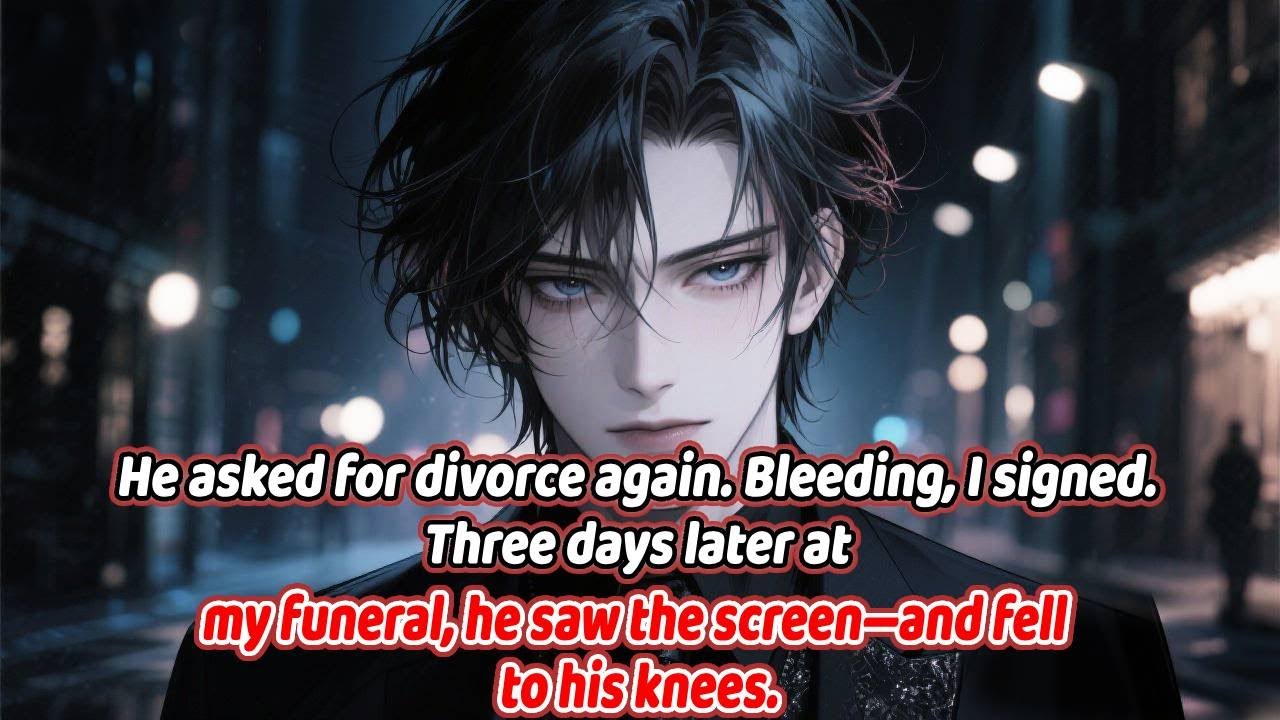 He asked for divorce again. Bleeding, I signed. Three days later at my funeral, he saw the...