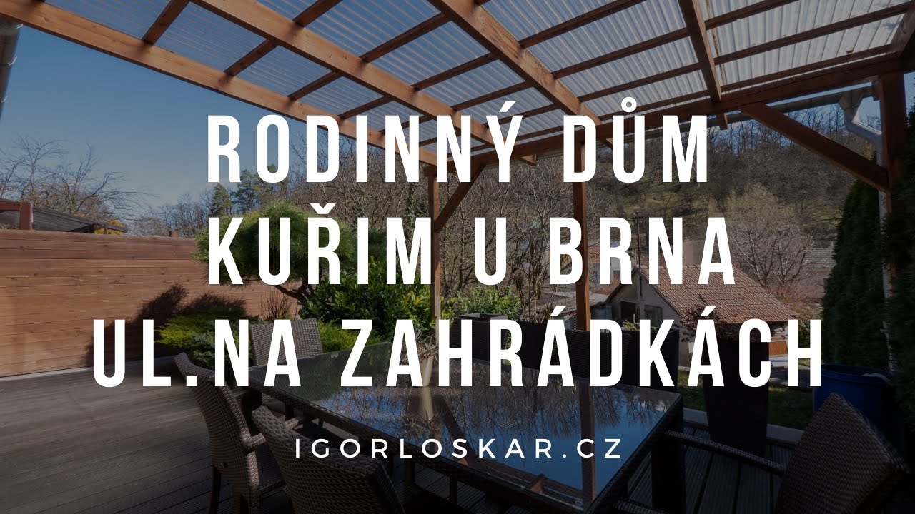 ✅ PRODÁNO | Rodinný dům | Kuřim u Brna | Igor Loškár - realitní makléř Brno