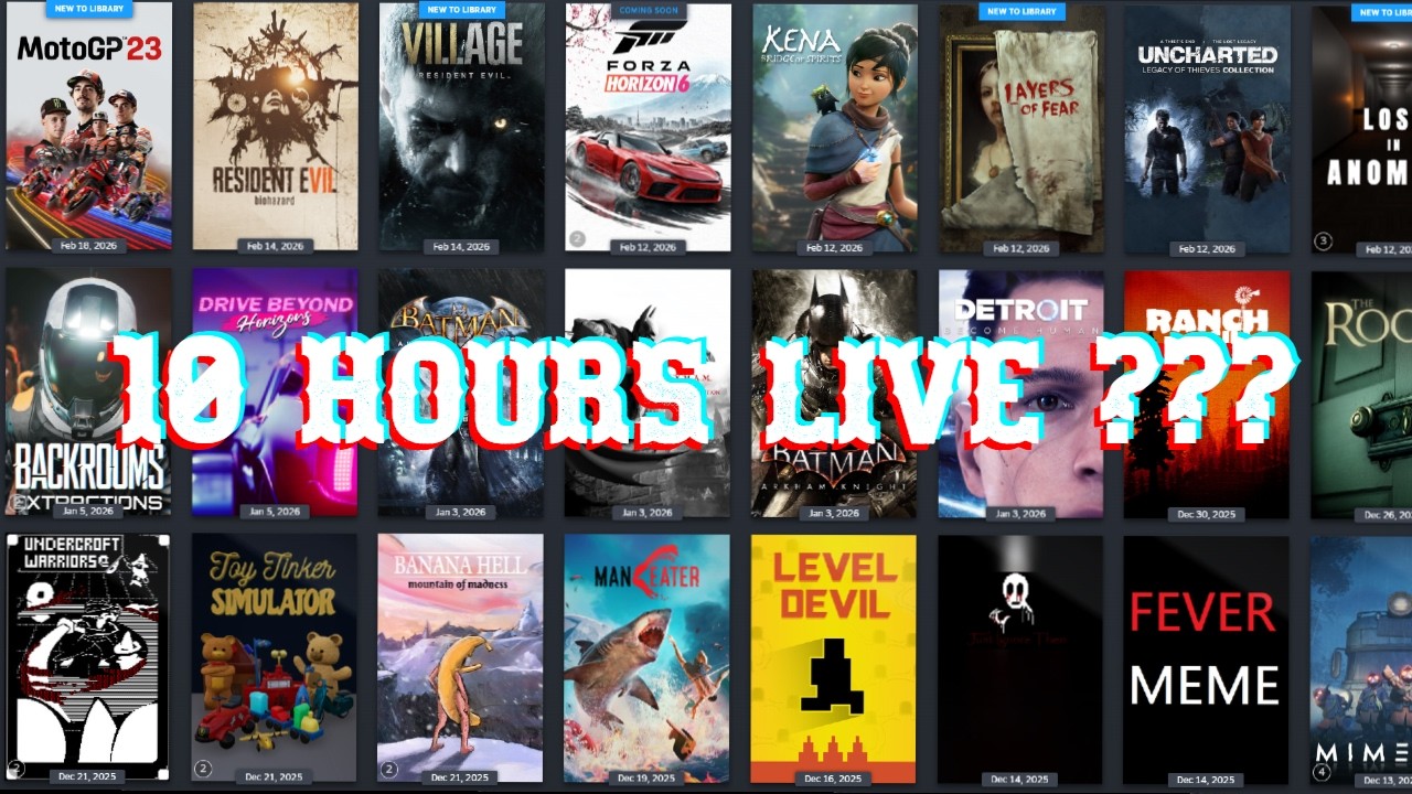 🔴LIVE 10 Hours Live | Racing/Shooting/Fighting | Stunning Visuals | Tamil Gaming