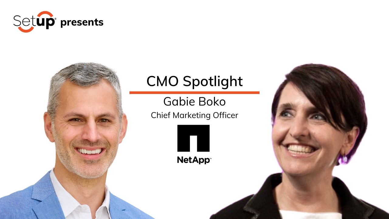 CMO Spotlight | Gabie Boko - NetApp [FULL INTERVIEW]