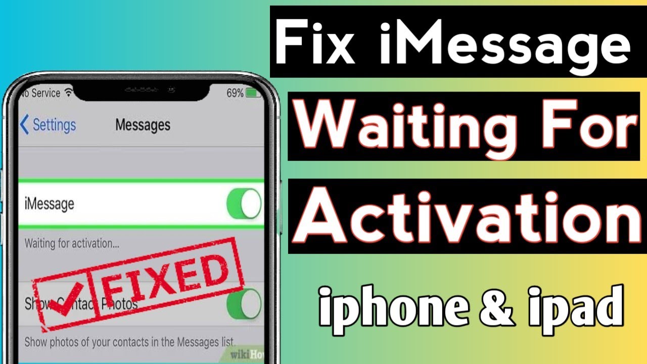 Fixed✓ iMessage Waiting For Activation Problem on iphone 2023 || iMessage Waiting For Activation