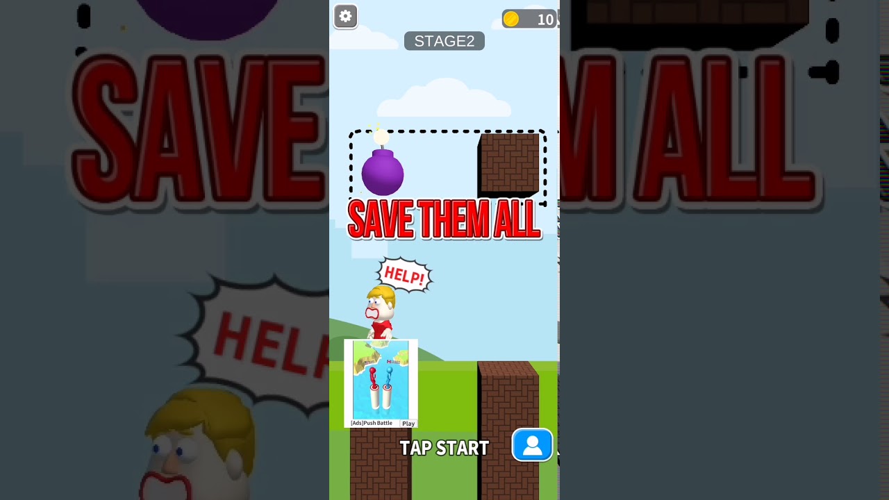 Save them all - drawing puzzle Level 1 2 3 4 5 6 7 8 9 10 WalkThrough Solution