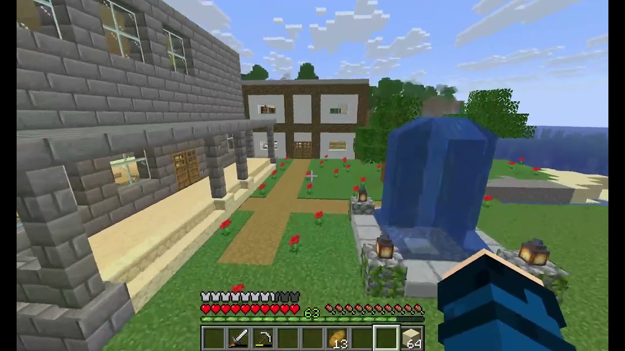 Minecraft    Одиночная игра                  (мне скучно)