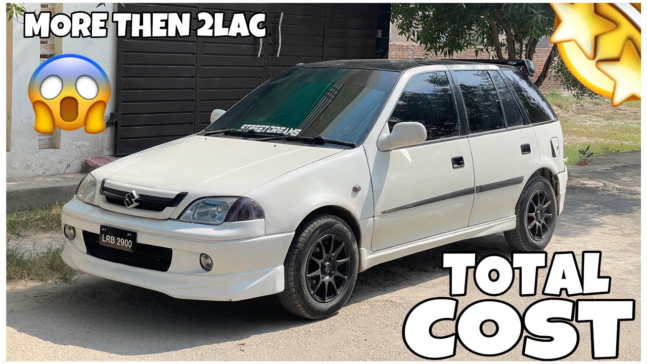 CULTUS MODIFIED TOTAL COST🤩ft BUDGET CAR😍#cultus #modified #subscribe