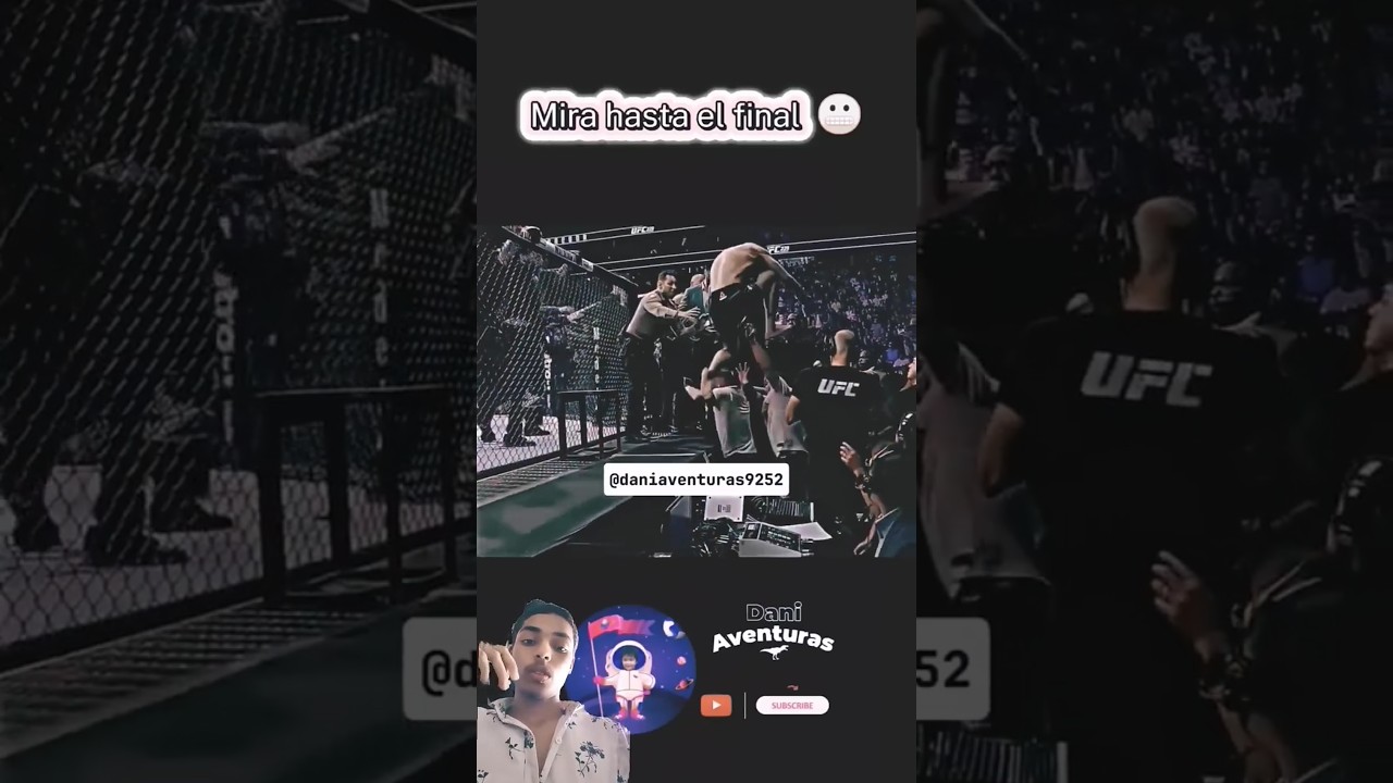 Khabib jump in crowd 😈after match😰😰 