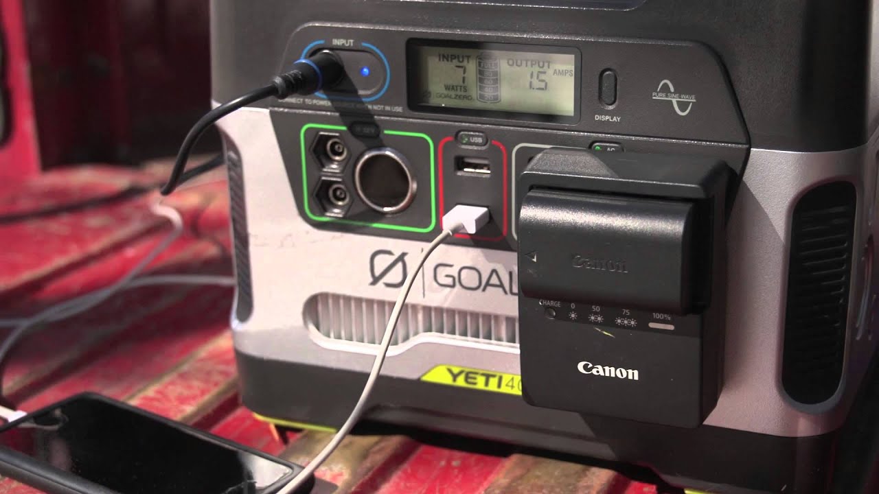 Goal Zero Yeti 400 Solar Generator