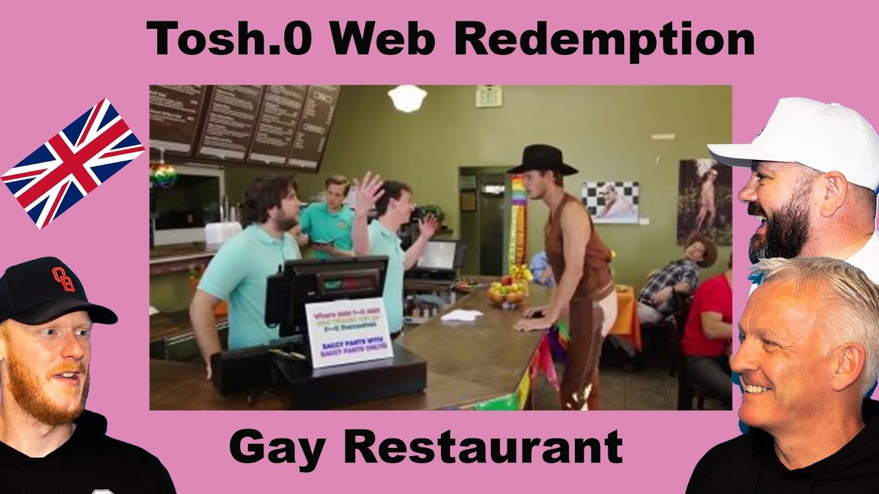 Tosh.O Web Redemption - Gay Restaurant REACTION!! | OFFICE BLOKES REACT!!