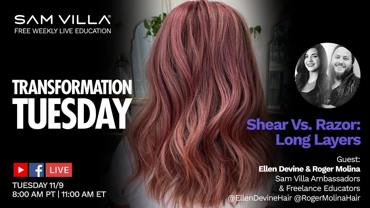 Shear Vs. Razor: Long Layers with Ellen Devine & Roger Molina