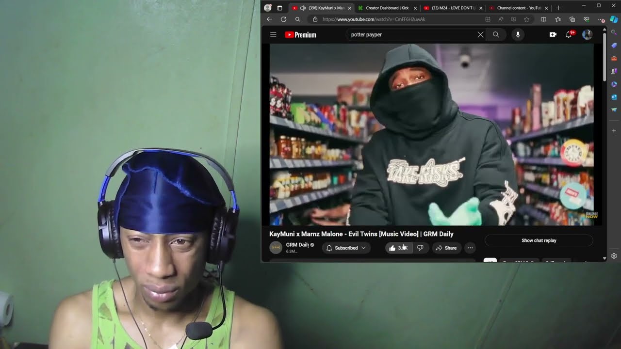 KAYMUNI x MARNZ MALONE - EVIL TWINS (MUSIC VIDEO) | GRM DAILY #w3r3actz #reaction #reactionvideo