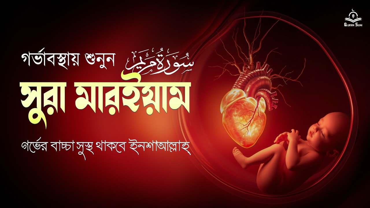 সূরা মারইয়াম বাচ্চা গর্ভে থাকাকালিন বেশি বেশি শুনুন ।  অত্যান্ত সু মধুর কন্ঠে