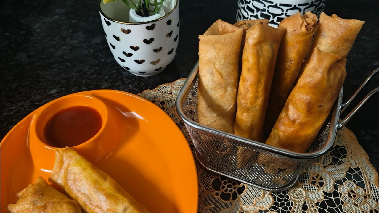 Ramadan Special Chicken Spring Roll Recipe | Easy Starter
