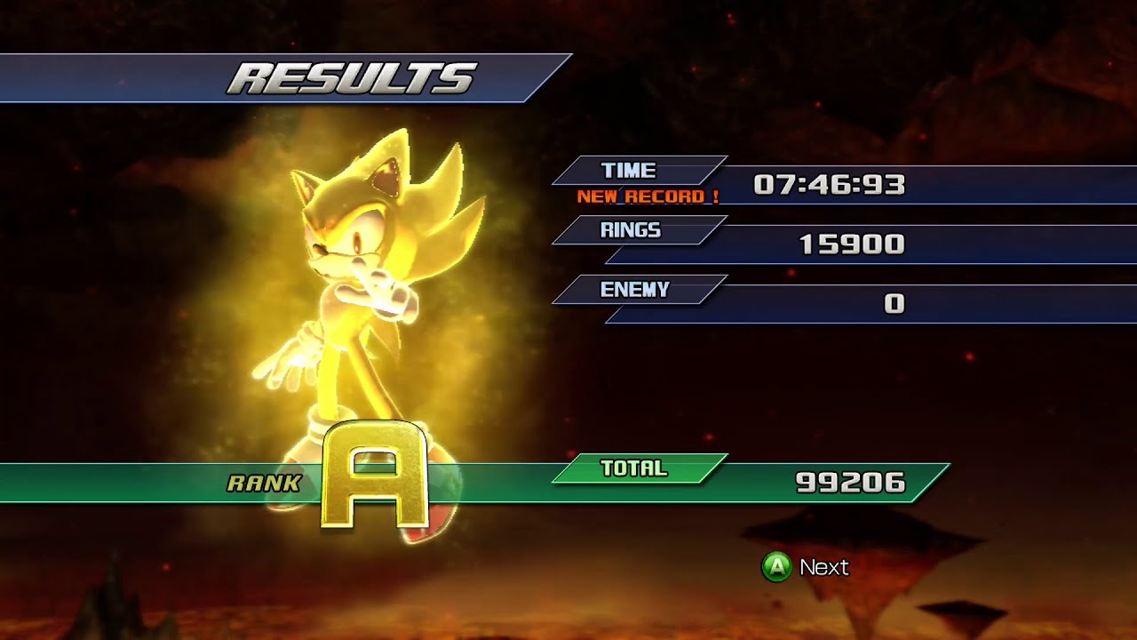 Sonic Unleashed Speedrun - Dark Gaia: 7:46.93 [WR]