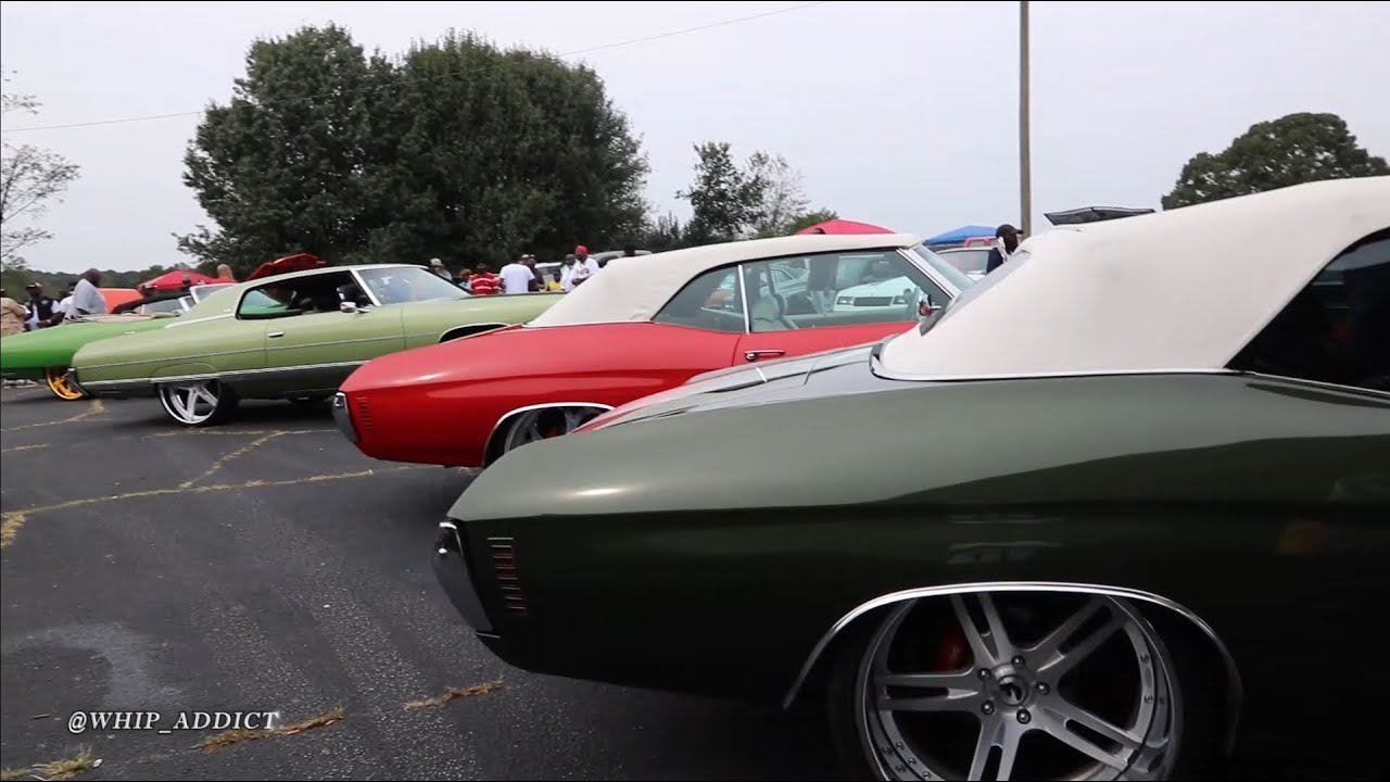 WhipAddict: Custom Cars Go Crazy In Monroe, GA! Chevelle's, Donks, GBodys, Burnouts, Smashin' Out!