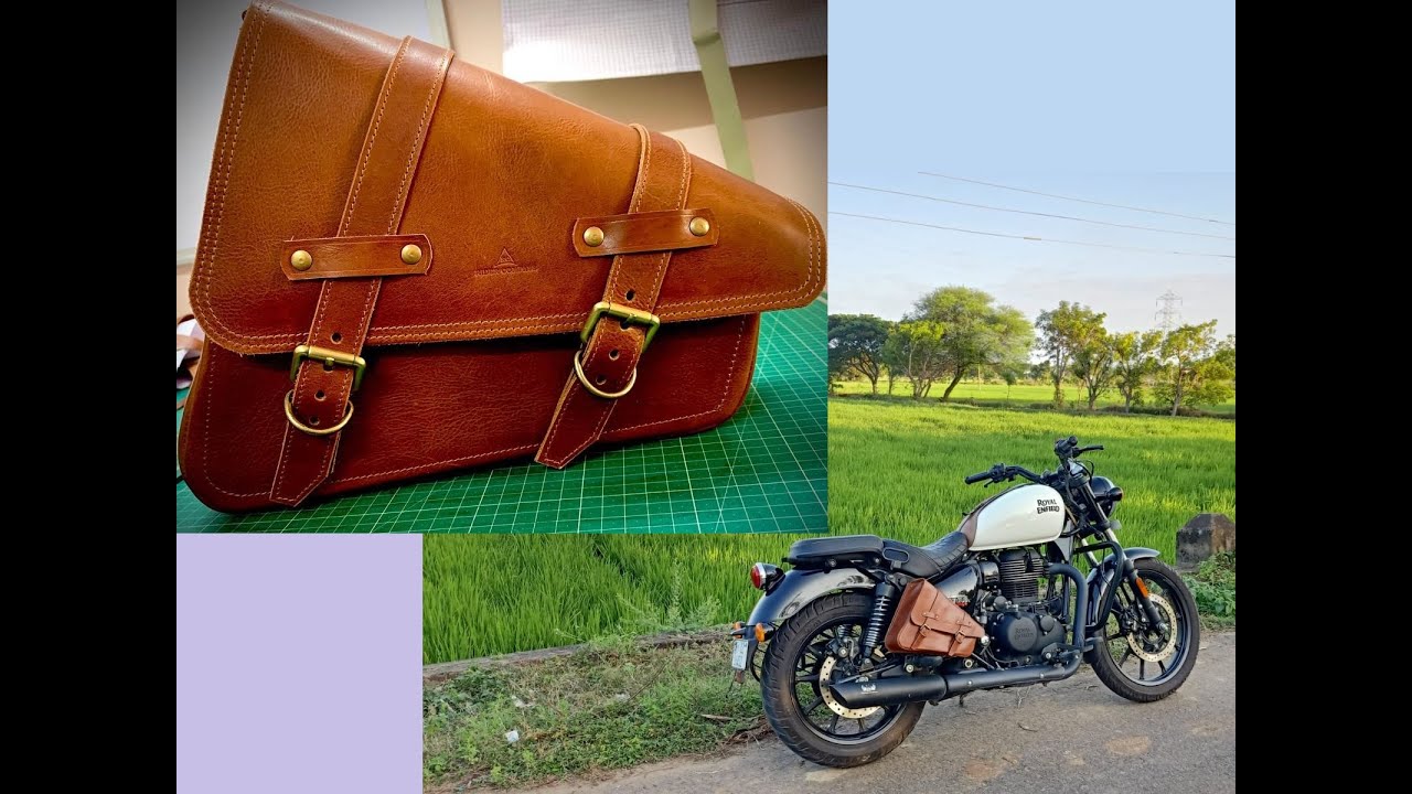 Meteor 350 - Leather saddle bag