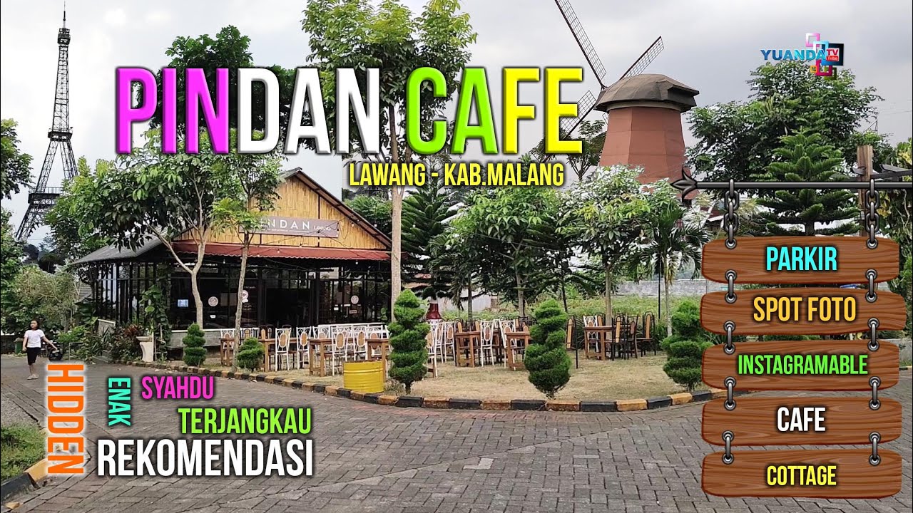 PINDAN CAFE LAWANG - Kabupaten Malang || Cafe Dengan Spot Foto Ala Eropa