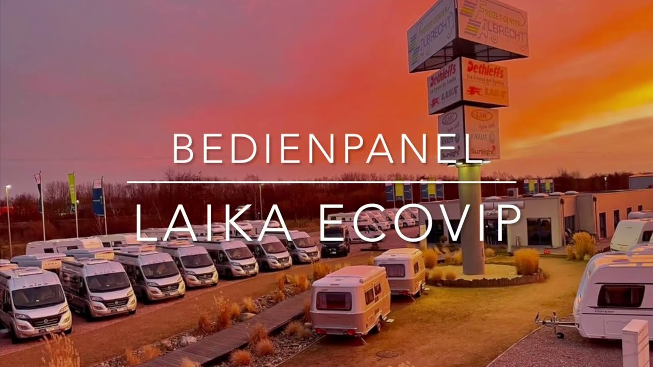 Anleitung für das Bedienpanel im LAIKA Ecovip