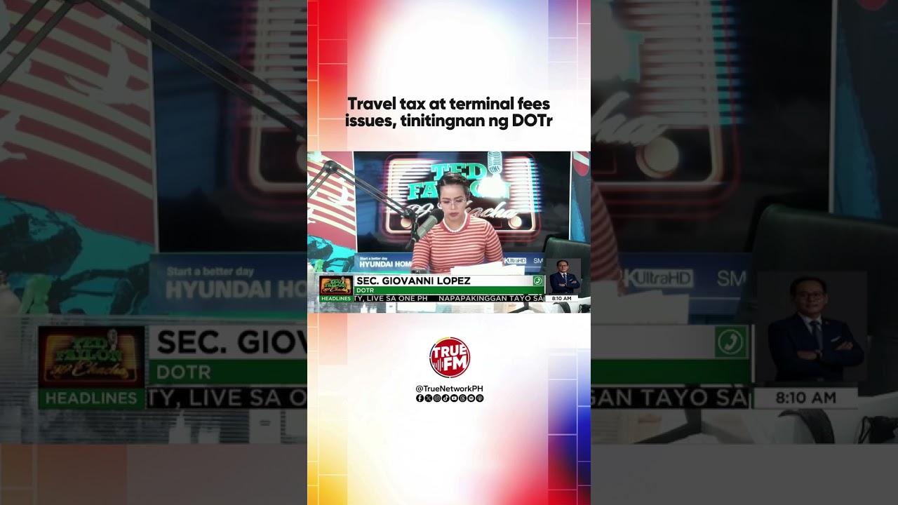 Travel tax at terminal fees issues, tinitingnan ng DOTr | Ted Failon & DJ Chacha