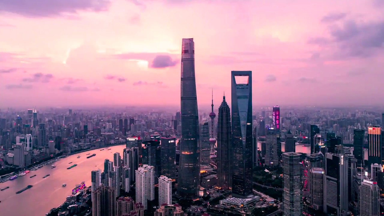 我们的上海 航拍 延时 shanghai china Aerial photography