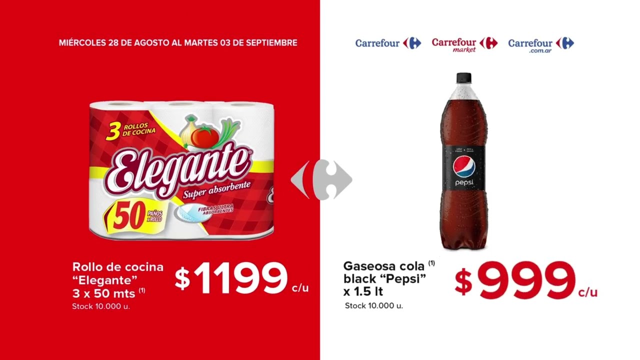 🇦🇷 &iexcl;Las OFERTAS GIGANTES llegaron a Carrefour! 🤩Hasta el martes 3 de septiembre, aprovech&aacute;