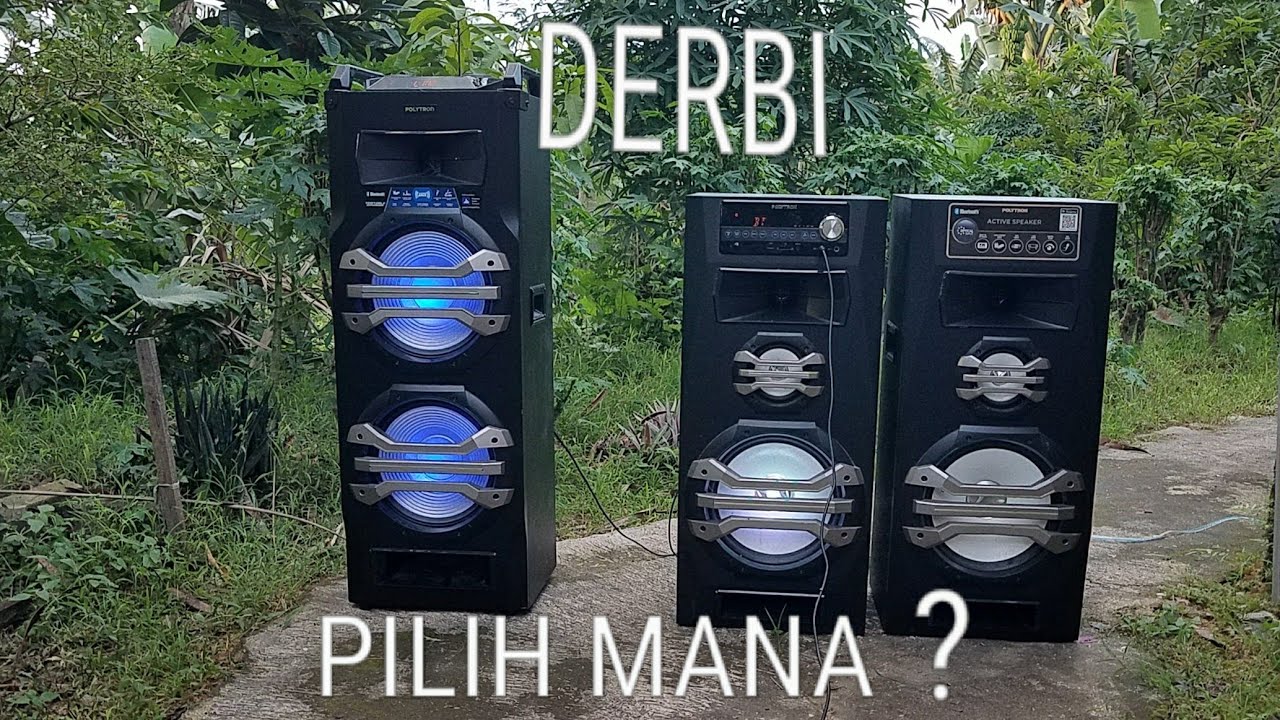 PERBANDINGAN POLYTRON PTS 2K25 vs PAS 2A15..tes volume full..#polytron #speakeraktif