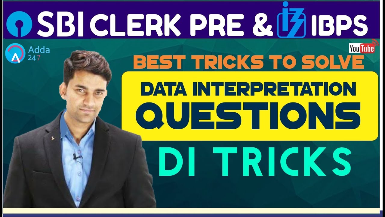 SBI Clerk Pre, IBPS 2018 | Best Tricks To Solve Data Interpretation Questions (DI Tricks) | Maths
