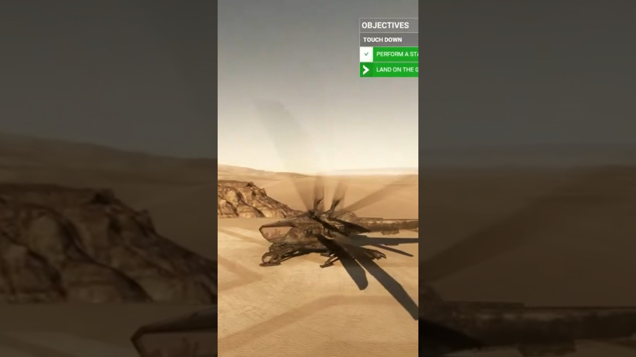 Landing an Ornithopter is Different #dune #dune2 #ornithopter #arrakis #viral #aviation 🔥 🔥 🔥