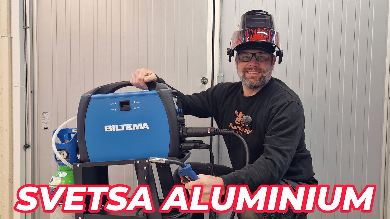 KAN MAN SVETSA ALUMINIUM MED BILTEMAS MIG SVETS ?? - LITE TIPS OCH TRIX I GARAGET