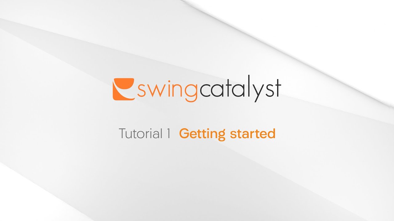 Swing Catalyst Tutorial 1: Getting started