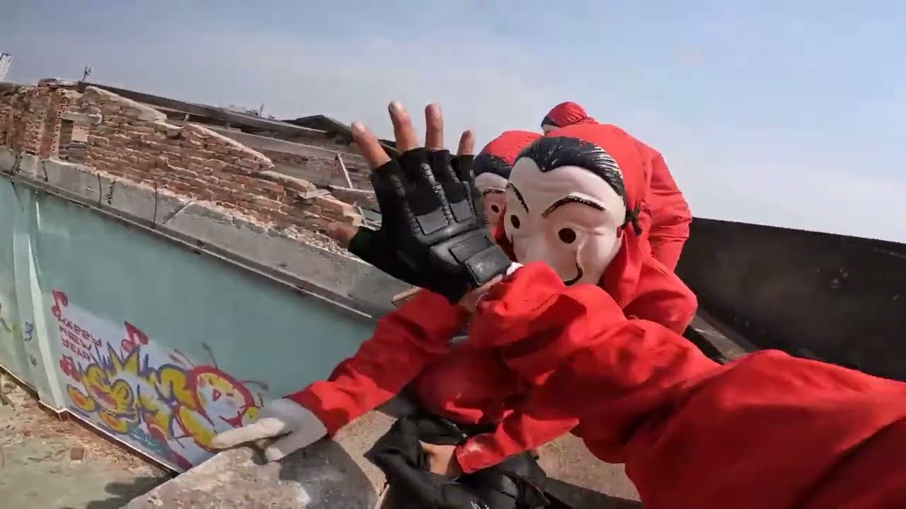PARKOUR MONEY HEIST vs POLICE ( BELLA CIAO REMIX ) LIVE ACTION STORY 6