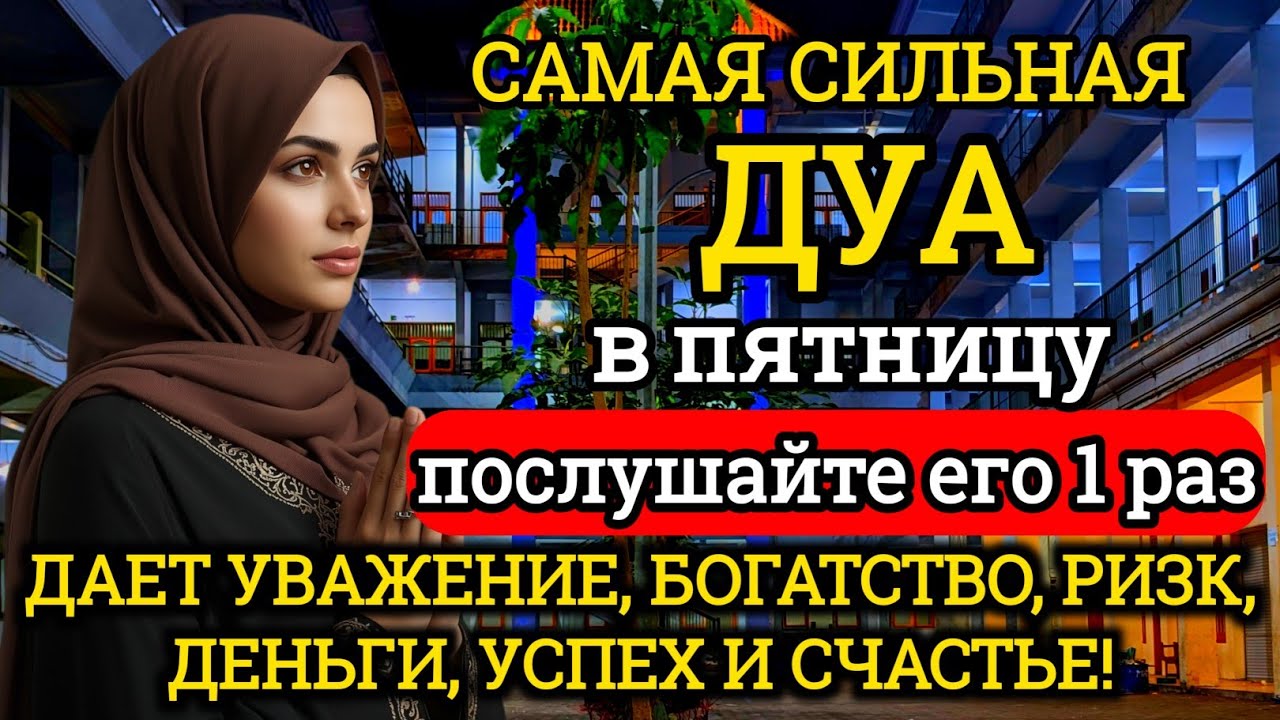 САМАЯ СИЛЬНАЯ Дуа в пятницу Все желания сбываются! #дуа