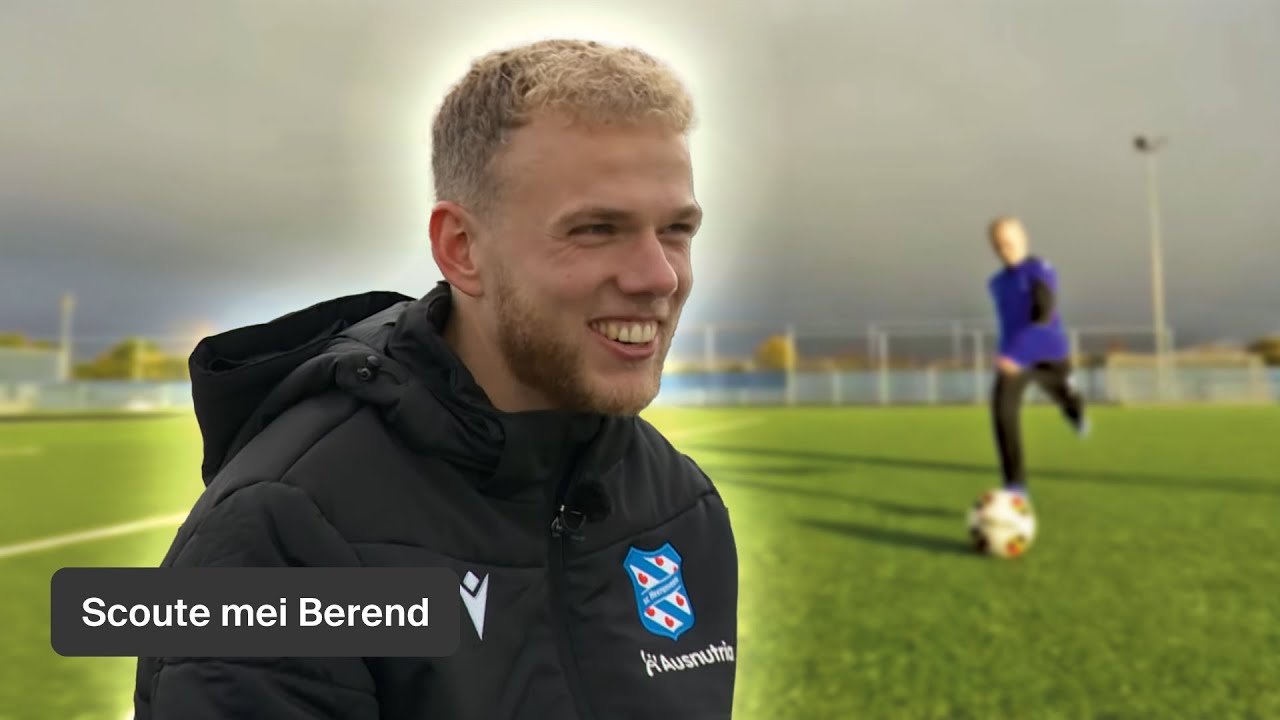 Luuk Brouwers van sc Heerenveen geeft vrije trap les | SCOUTE MEI BEREND