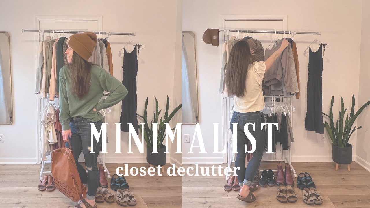decluttering my minimalist closet | minimalism