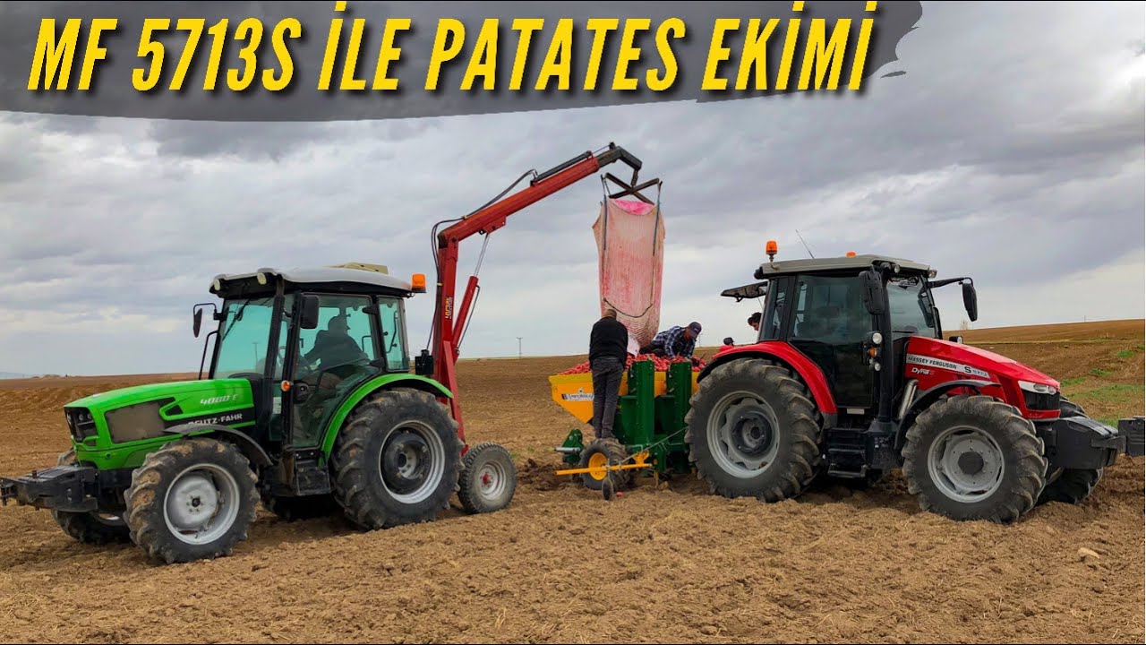 Massey Ferguson 5713S DYNA6 Patates Ekimi
