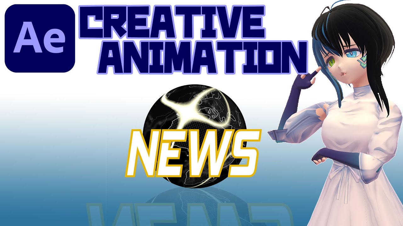 【After Effects】[Creative Animation] NEWS INTRO ANIMATION