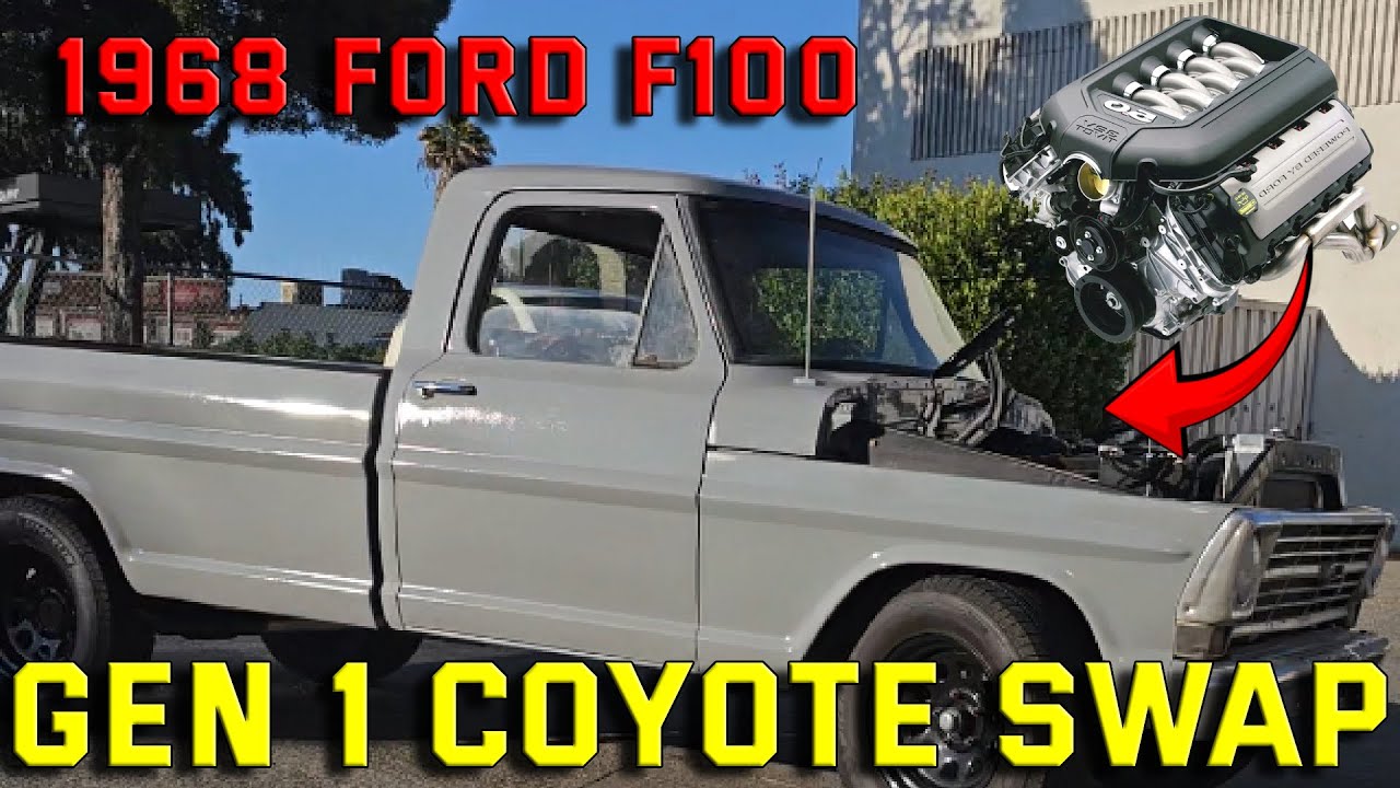 1968 Ford F100 Gen 1 Coyote Swap - The 6r80 Is Perfect For This Classic Truck - Rocknchop Built