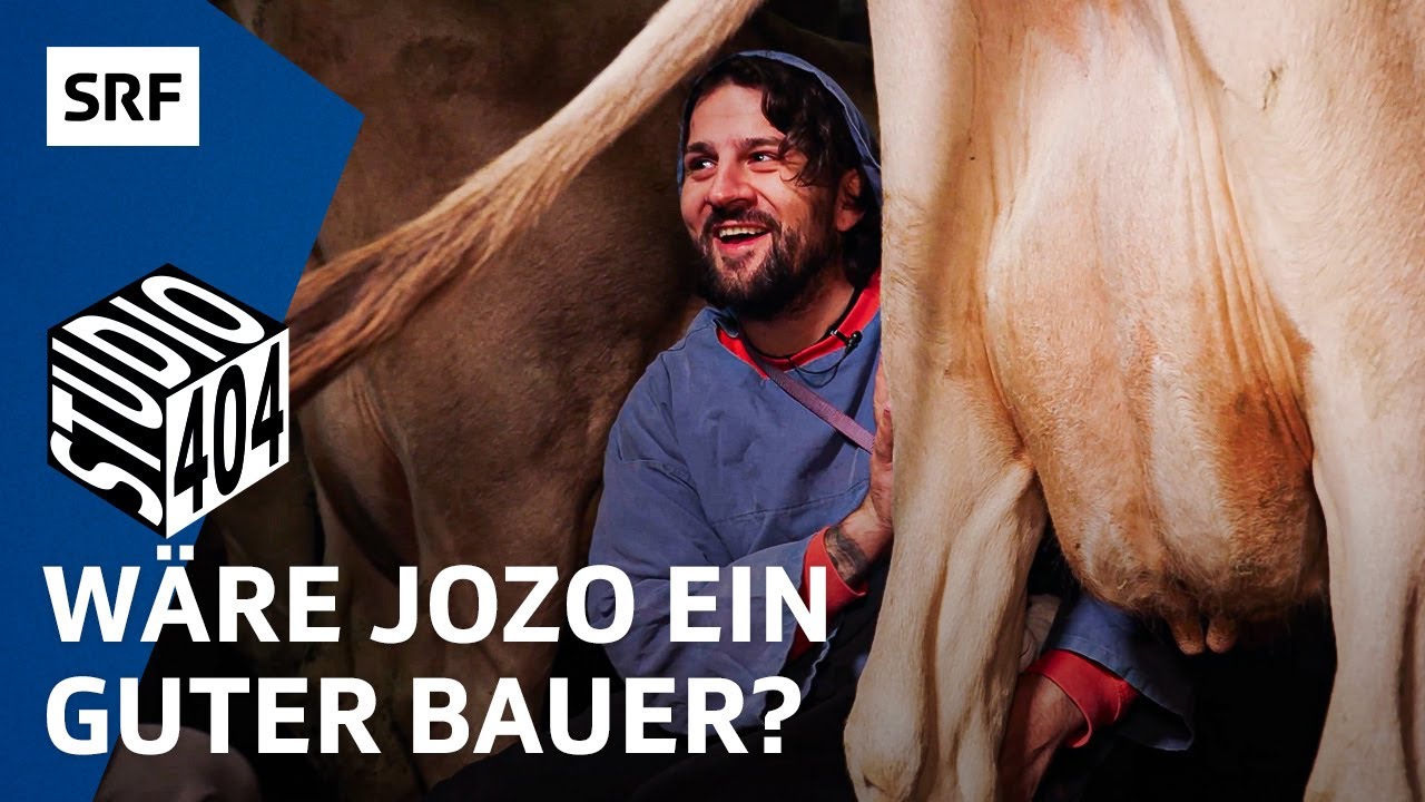 Von der Stadt aufs Land: Kann ein Moderator K&uuml;he melken? | Studio 404 | SRF