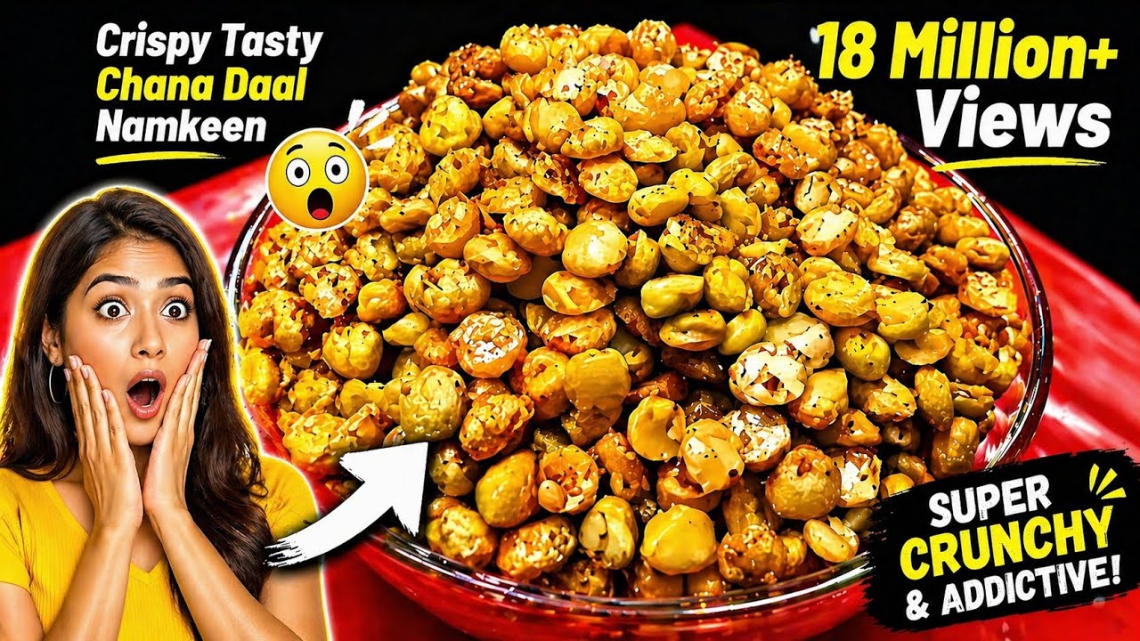 Market Style Chana Dal Namkeen Recipe in Hindi | How To Make Chana Dal Namkin @ramajirecipes