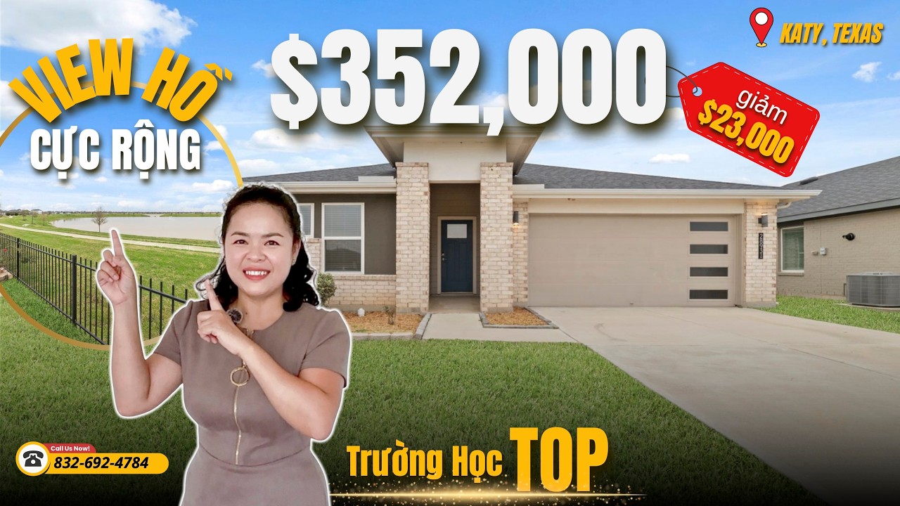 #21 KATY - NHÀ TRỆT ĐẤT TO CÓ VIEW HỒ CỰC RỘNG TRƯỜNG HỌC XUẤT SẮC ĐANG ĐẠI GIẢM GIÁ